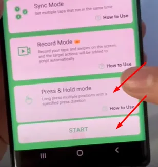Set Clicking Position and Interval